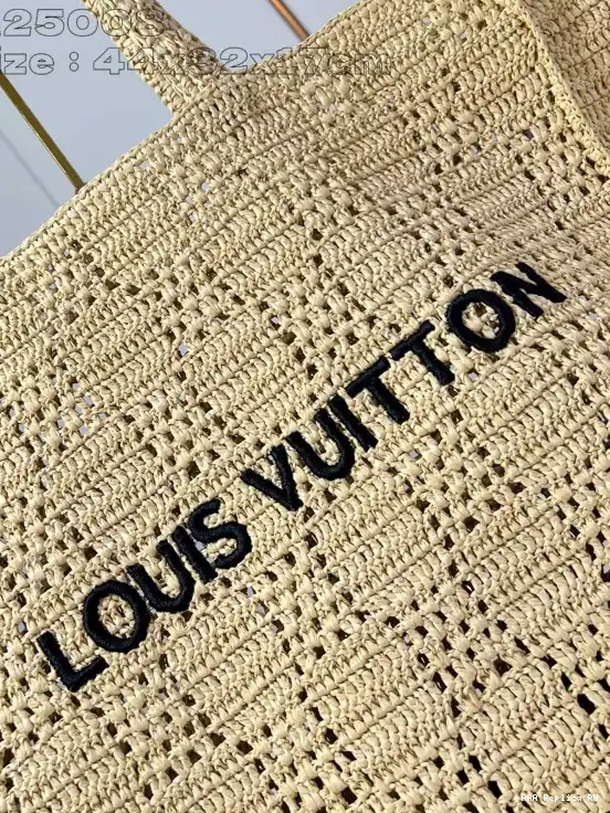 Aaa replica ru Tote LOUIS Summer Shopper MM-44*32*17CM VUITTON 0527
